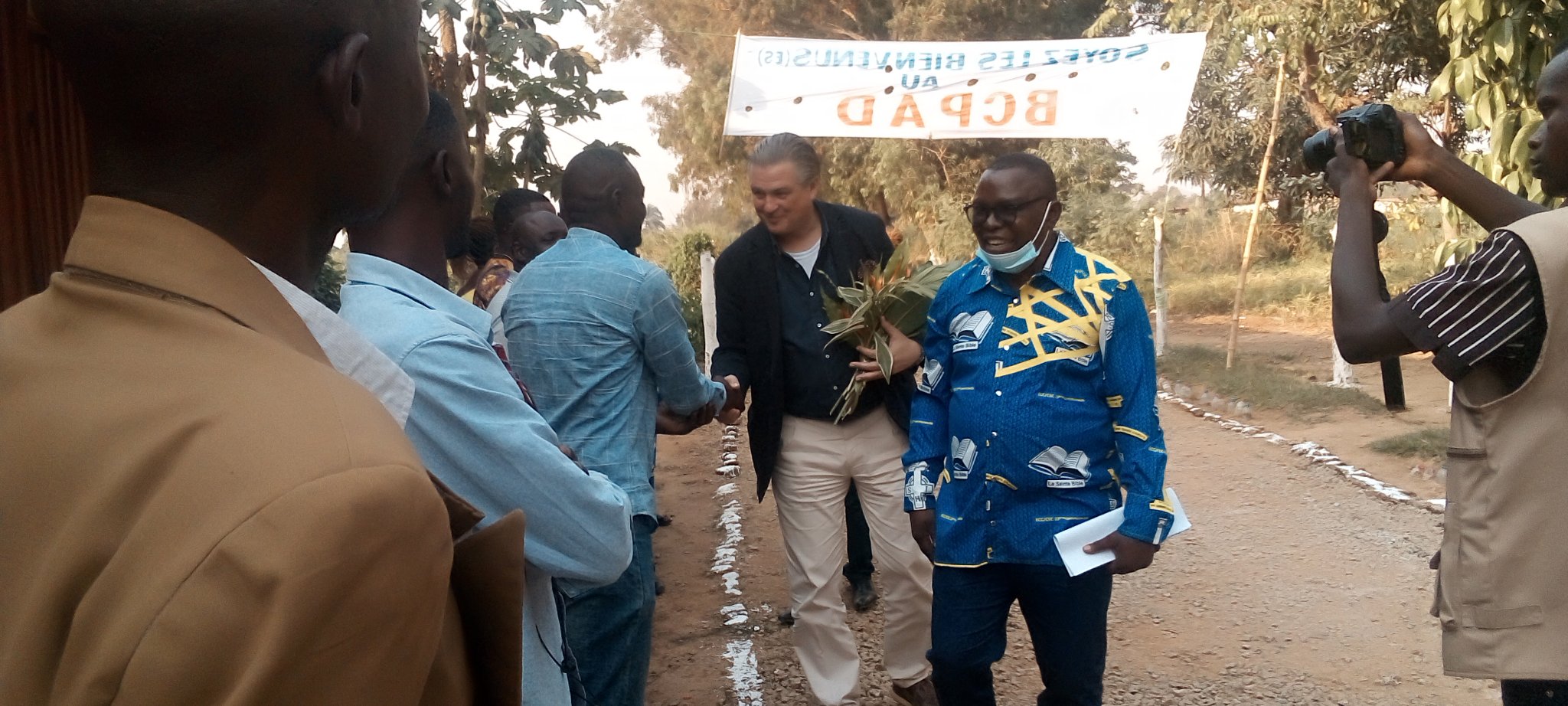 Visite de travail de Son Excellence Monsieur l’Ambassadeur de la  Suède en RD  CONGO au BCPAD